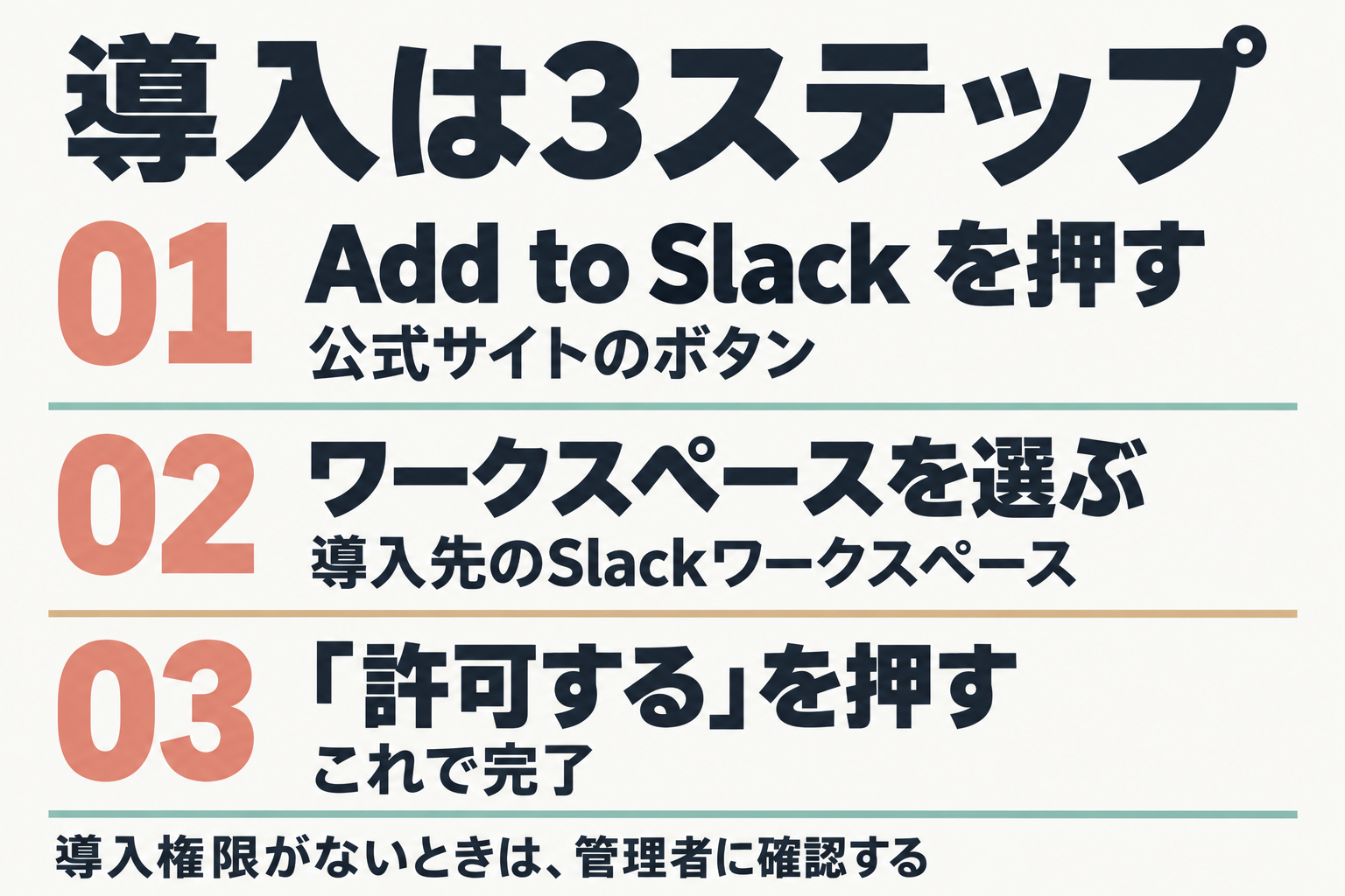 Add to Slackから許可するまでの3ステップ